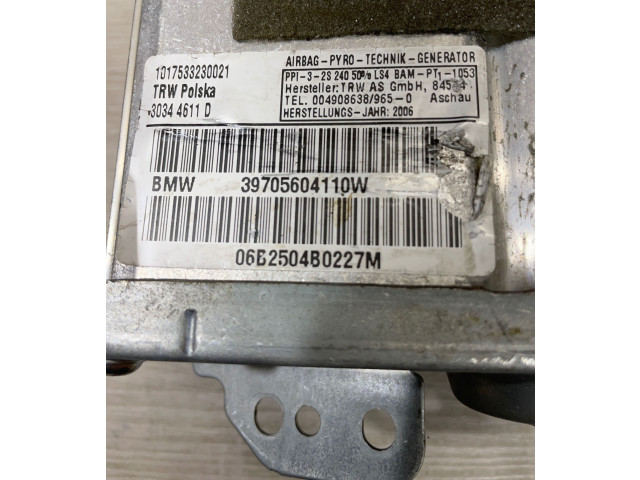Подушка безопасности пассажира 39705604110W, 1017533230021   BMW X3 E83