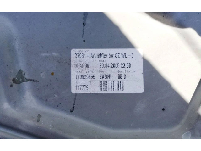 Комплект электрического механизма для подъема окна 1z0839655, 117779    Skoda Octavia Mk3 (5E)