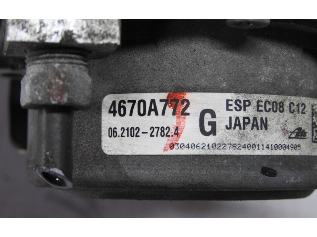 АБС Steuergerät 4670A772 Mitsubishi ASX - года