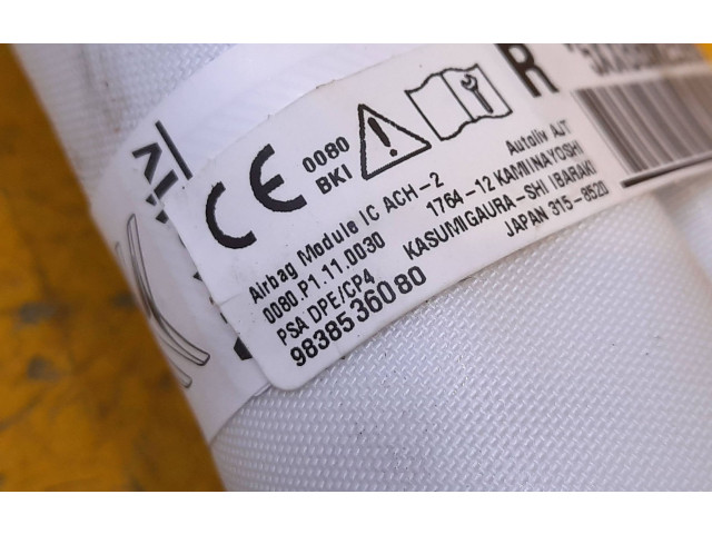 Боковая подушка безопасности 9838536080, 9838536080   Citroen C5 X