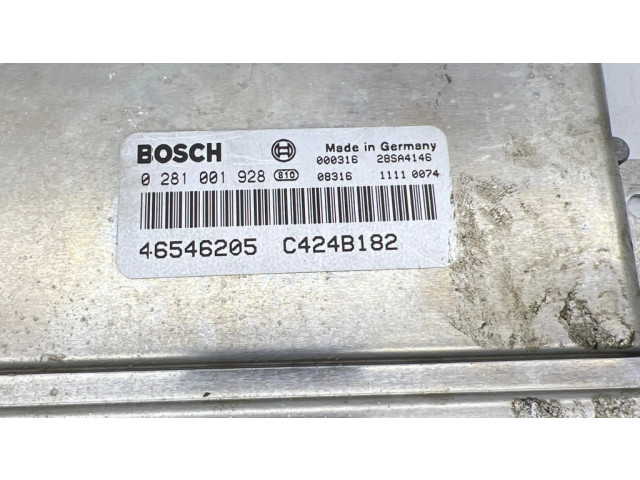 Блок управления двигателя 46546205, C424B182 Fiat Bravo - Brava