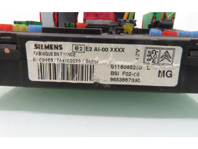 Блок комфорта 9653667380, S118085200L   Citroen C2   