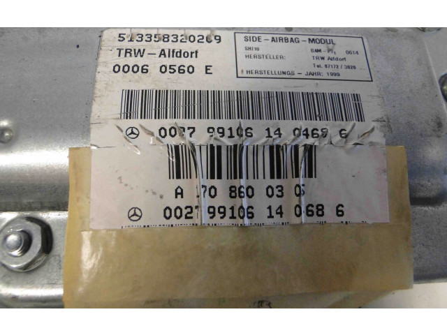 Подушка безопасности двери A1708600305   Mercedes-Benz C W202