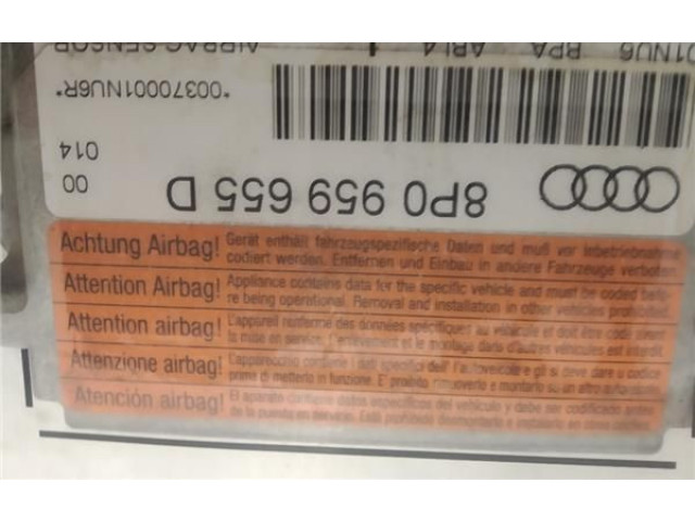Блок подушек безопасности 8P0959655D, 0285001700   Audi A3 S3 8P