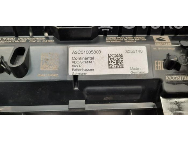 Přístrojová deska Volkswagen Tiguan 2020 3G0920790E