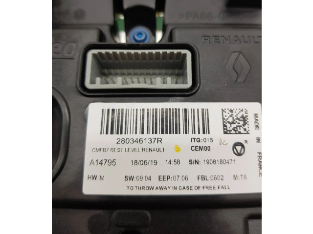 Дисплей 280346137R, A14795 Renault Clio V