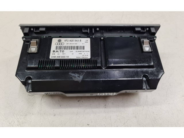 Блок управления климат-контролем 4F2820043B, 5HB00883310   Audi A6 S6 C6 4F