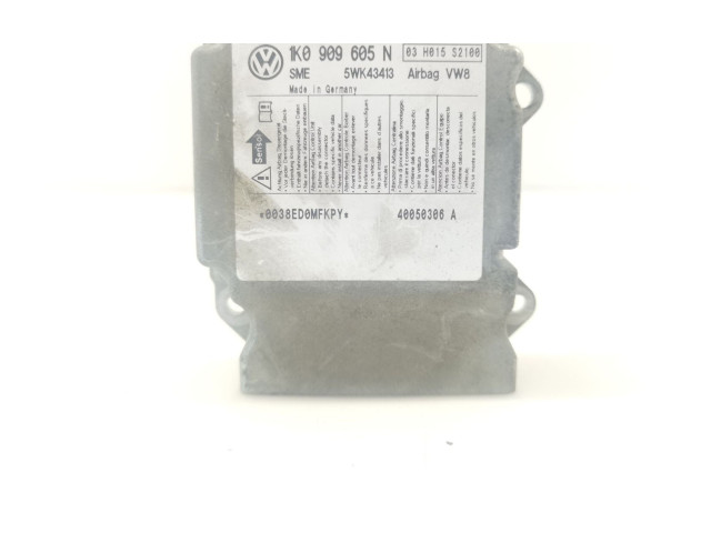 Блок подушек безопасности 1K0909605N, 5WK43413   Volkswagen Golf SportWagen