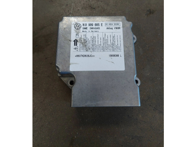 Блок подушек безопасности 1K0909605E, 5WK43415 Volkswagen Jetta V