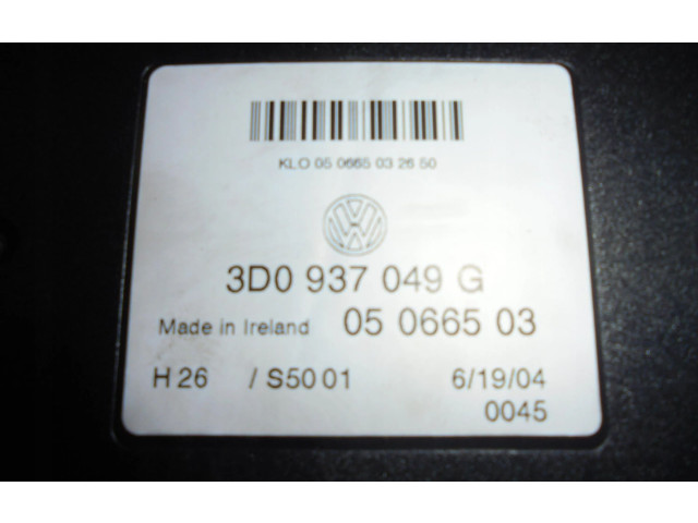 Блок комфорта 3D0937049G Volkswagen Phaeton