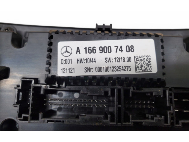 Steuergerät Klimaanlage A1669007408   Mercedes-Benz GL X166