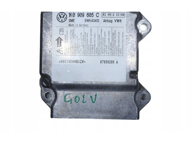 Блок подушек безопасности 1K0909605C Volkswagen Golf Plus