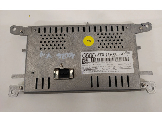 Дисплей 8T0919603A Audi Q5 SQ5