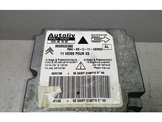 Блок подушек безопасности 9659532380, 603481900   Citroen C5