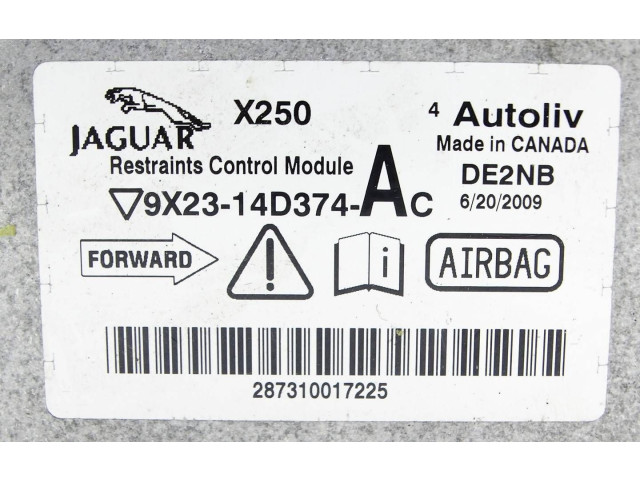 Блок подушек безопасности 9X2314D374AC, 6202009 Jaguar XF X250