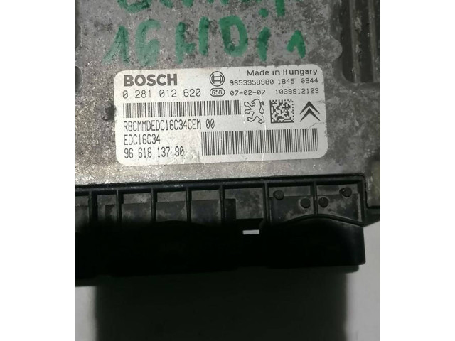 Řídící jednotka 9661813780, 0281012620   Citroen Berlingo 1996