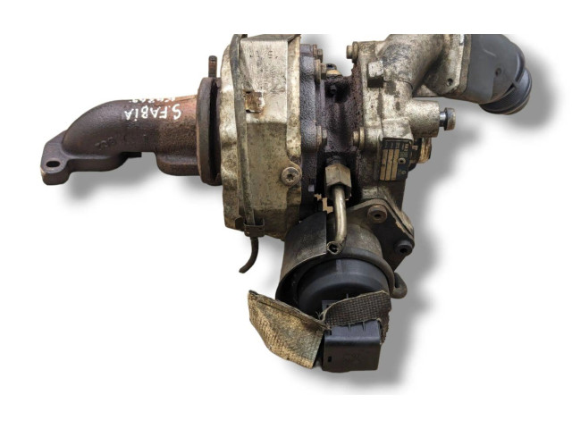 Турбина Skoda Fabia Mk2 (5J) 03L253016H для двигателя CAYA