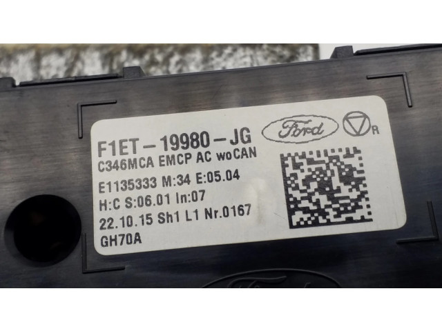 Блок управления климат-контролем F1ET19980JG, E1135333   Ford Focus ST