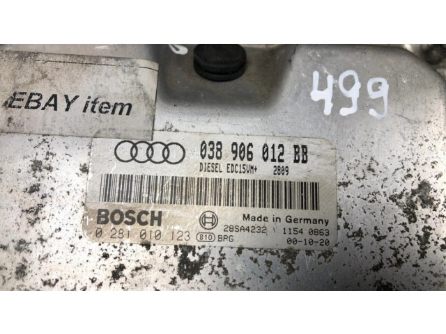 Блок управления двигателя 038906012BB Audi A3 S3 8L