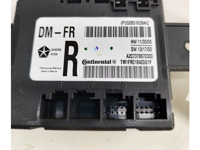 Vstřikovač A2C7378670300, 52851639AC Maserati Quattroporte M 15746 D