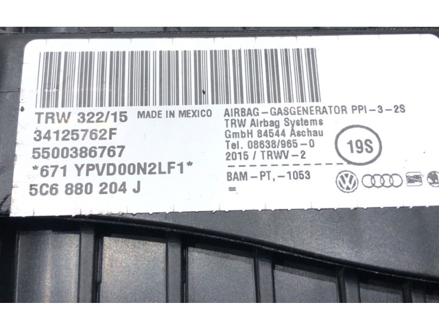 Подушка безопасности пассажира 5C6880204J   Volkswagen Jetta VI