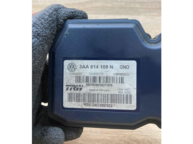 Jednotka ABS 3AA614109N, 17654033 Volkswagen PASSAT B7 2011