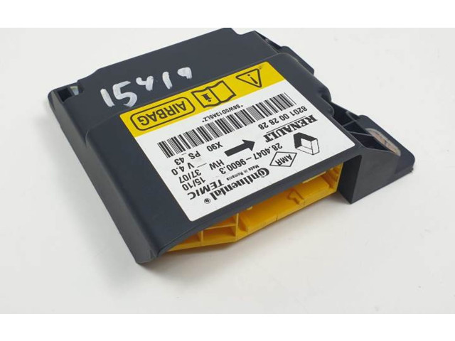 Блок подушек безопасности 8201002828 Dacia Sandero