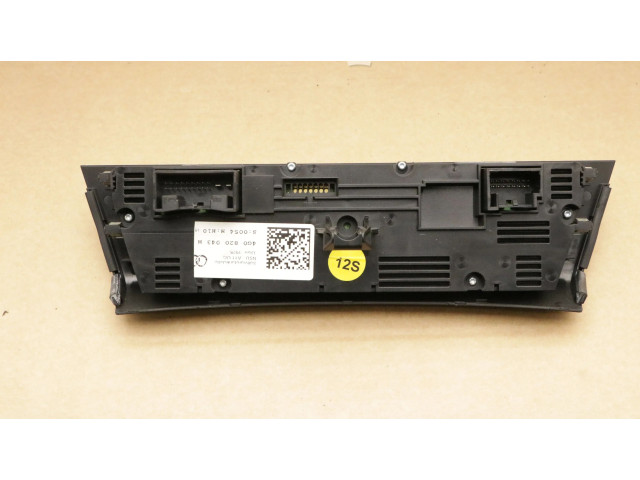 Блок управления климат-контролем 4G0820043H, 4G0820043H   Audi A7 S7 4G