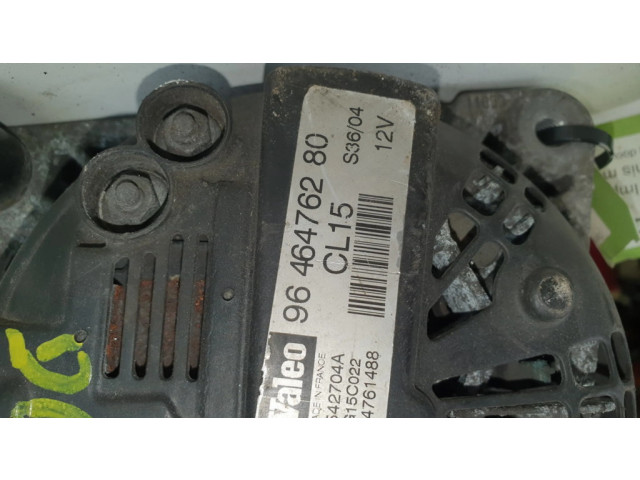 Генератор 9646476280, TG15C022 Peugeot 206 CC 1.4