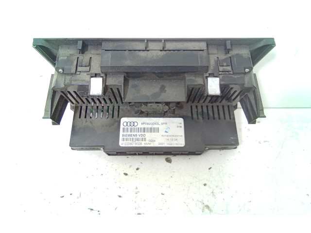 Блок управления климат-контролем 8p0820043l5pr, 8P0820043L5PR Audi A3 S3 A3 Sportback 8P