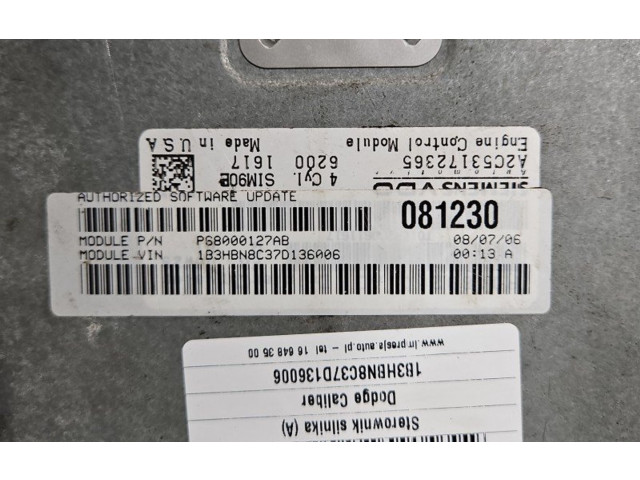 Řídící jednotka P68000127AB, IMPRK1428230 Dodge Caliber 2006