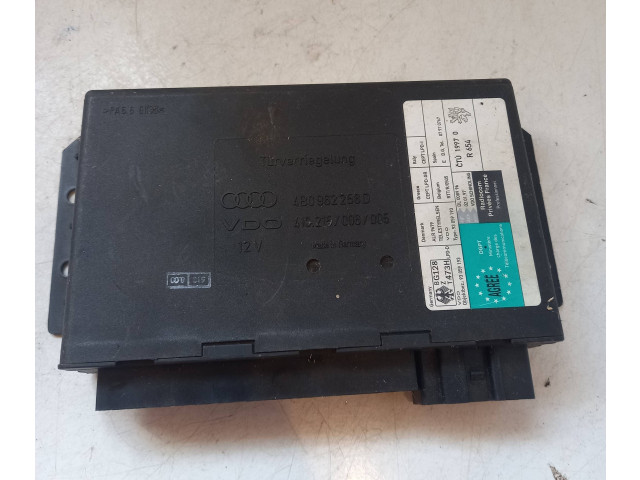 Блок комфорта 4B0962258D, 410215006005   Audi A6 S6 C5 4B   