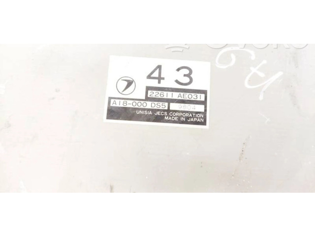 Блок управления двигателя 22611AE031, A18000DS5 Subaru Legacy