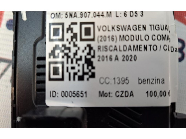 Блок управления климат-контролем 5NA.907.044.M, 5NA.907.044.M   Volkswagen Tiguan