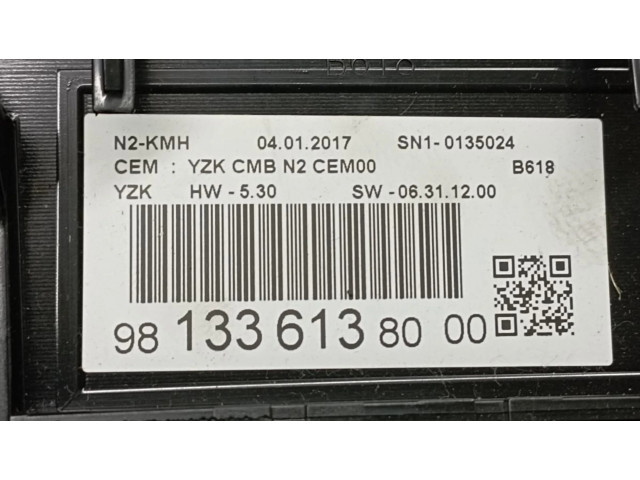 Přístrojová deska Citroen C3 2017 9813361380