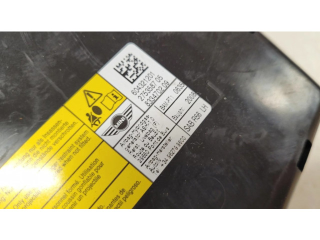 Подушка безопасности в сиденье 604321201, 275358705 Mini One - Cooper Clubman R55