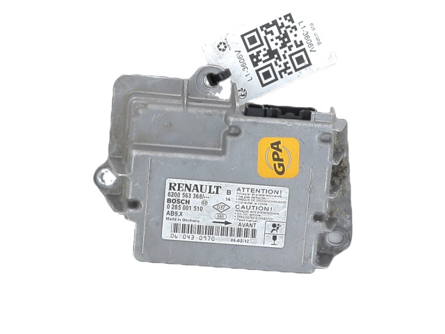 Блок подушек безопасности 8200963406, L1-3606V   Renault Clio III