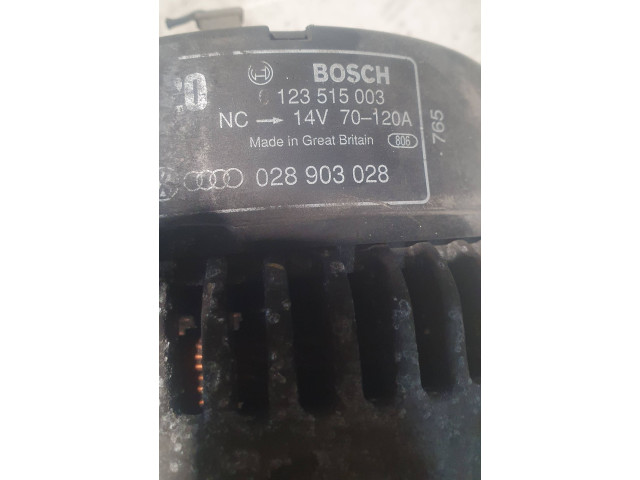 Генератор 028903028, 0123515003 Audi A6 S6 C5 4B