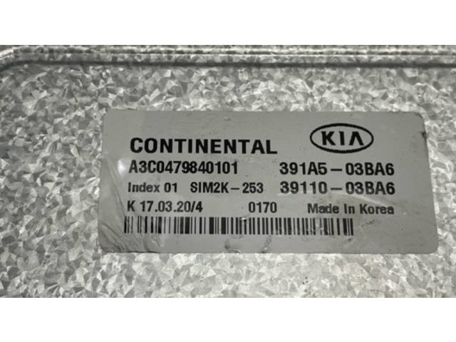 Блок управления двигателя 3911003BA6, A3C0479840101   KIA Ceed