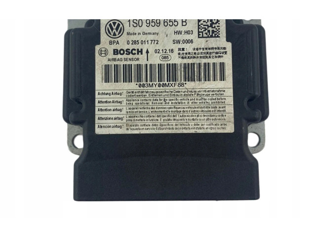 Блок подушек безопасности 1S0959655B Skoda Citigo