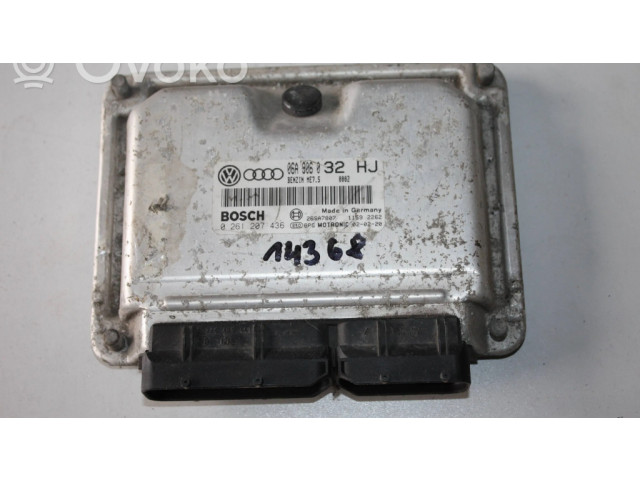 Блок управления двигателя 06A906032, 0261207436   Skoda Octavia Mk1 (1U)