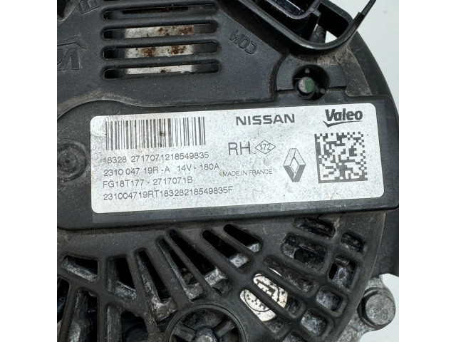 Генератор 231004719R, FG18T17727177071B   Dacia Lodgy 1.5     