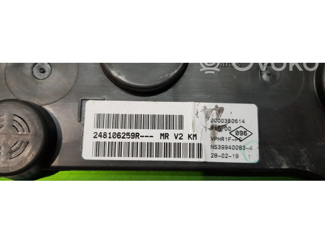 Панель приборов 248106259R Dacia Lodgy