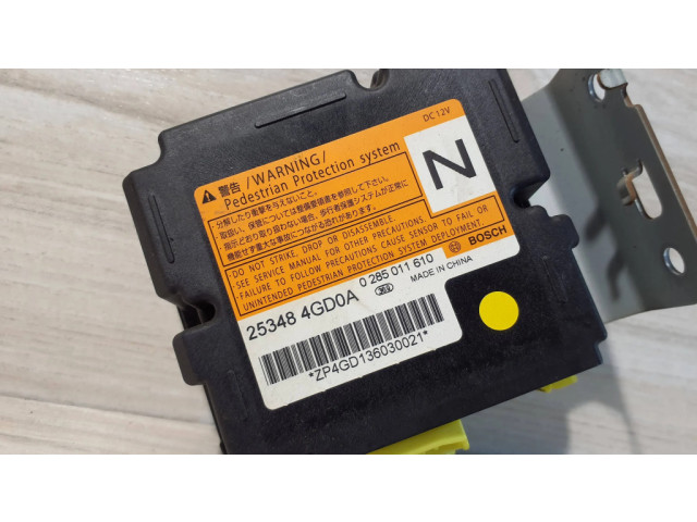 Блок подушек безопасности 253484GD0A, 0285011610 Infiniti Q50