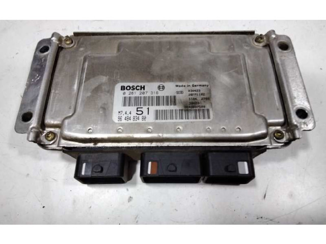 Блок управления двигателя 0261207318, 9648483480 Citroen Xsara