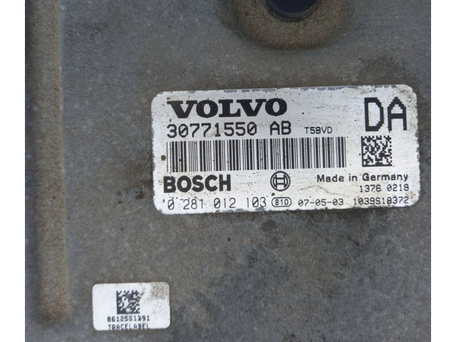 Блок управления двигателя 30771550   Volvo XC90