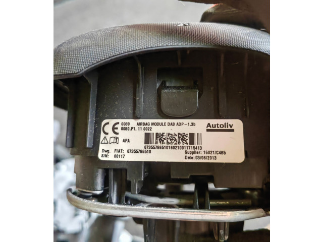 Подушка безопасности водителя 07355786510   Fiat 500L