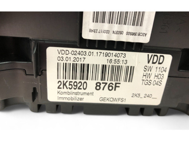 Панель приборов 2K5920876F Volkswagen Caddy
