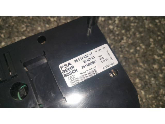 Блок управления климат-контролем 96514030XT Citroen Xsara Picasso