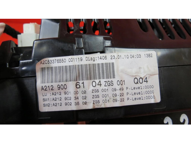 Панель приборов A2129006104   Mercedes-Benz E C207 W207       